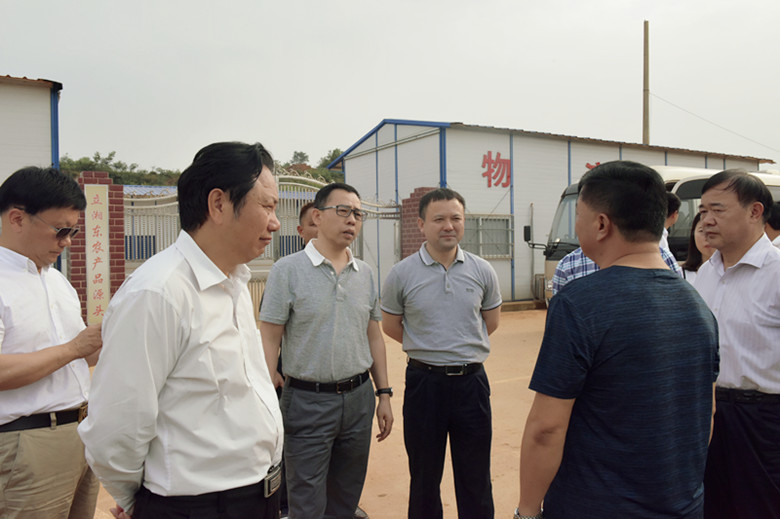 毛朝晖来我区督查市“产业项目建设年”活动重点项目建设情况