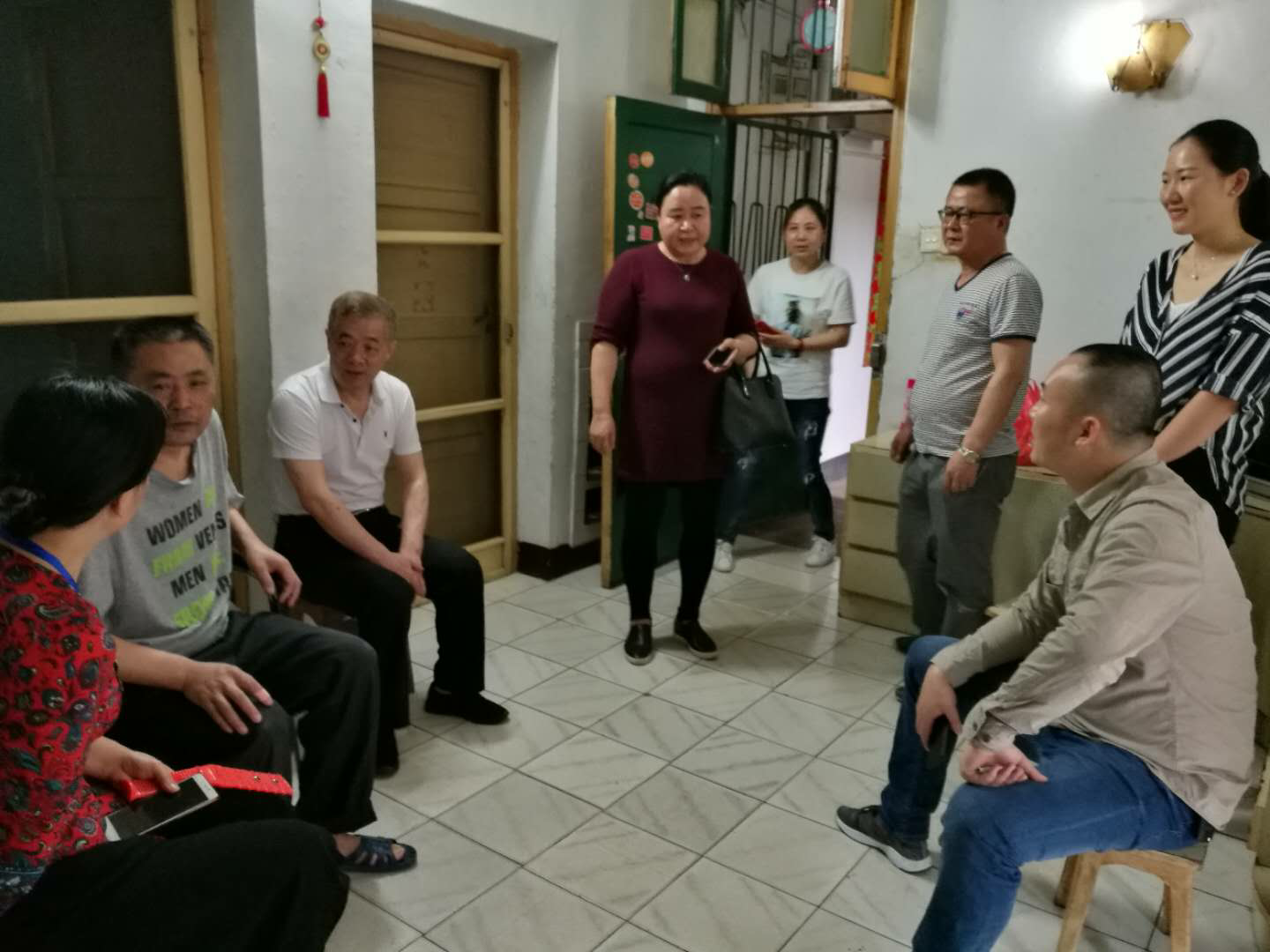 芦淞区卫计局来贺家土漂家井社区慰问失独特扶家庭