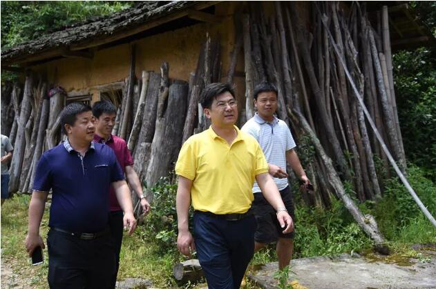 区领导到南坑村调研脱贫攻坚工作