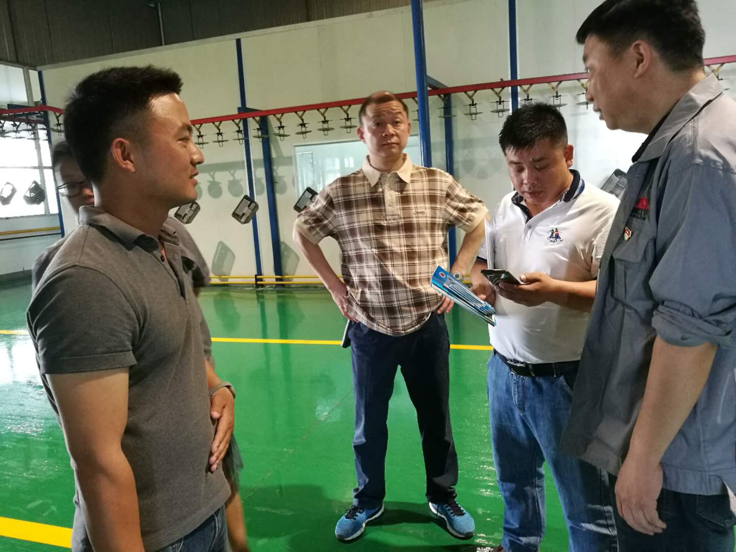 区安监局对湘煤立达矿山装备股份有限公司进行复查