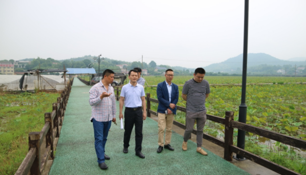区政协副主席、区两型办主任徐治江带队赴荷塘区考察学习两型村庄创建工作