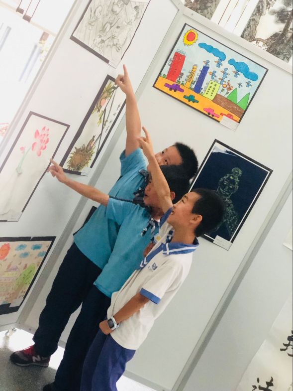 爱美育美，各美其美，美美与共 ——记滨江小学美术节活动