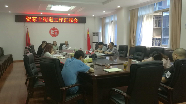 区政协主席陈光国到贺家土街道调研指导工作