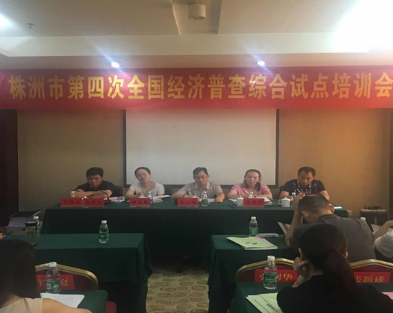 株洲市召开第四次全国经济普查市级综合试点动员培训会议