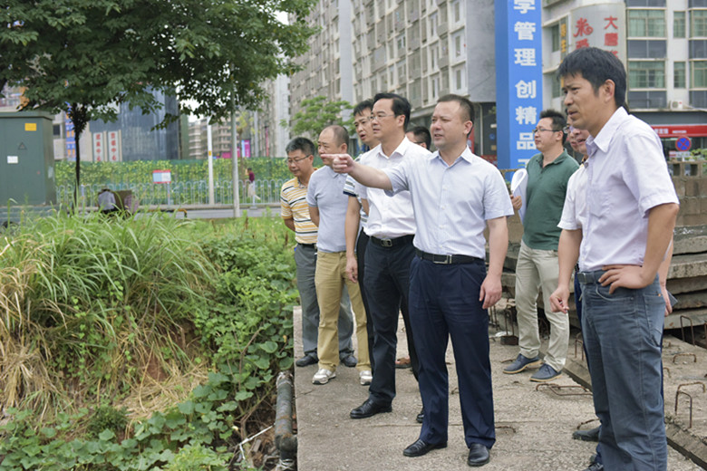 邬凌云、王利波率队开展巡河并实地调研建宁港黑臭水体治理工作
