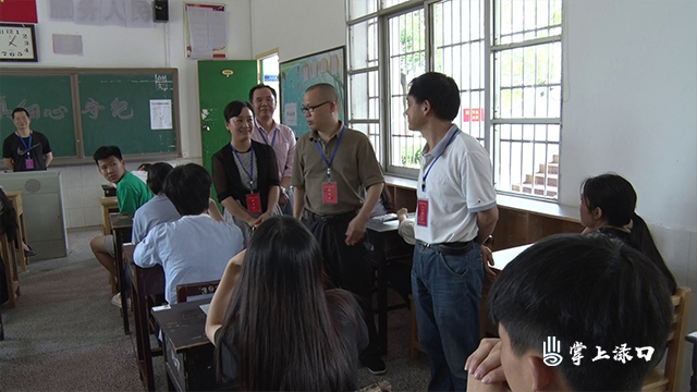 刘克胤到株洲县五中视察高考准备情况