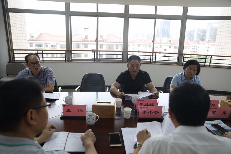 市纪委监委副书记、副主任朱胜辉一行到市纪委监委驻国土资源局纪检监察组走访