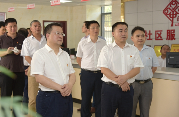 全市基层党建观摩团来云龙开展“看学议”活动