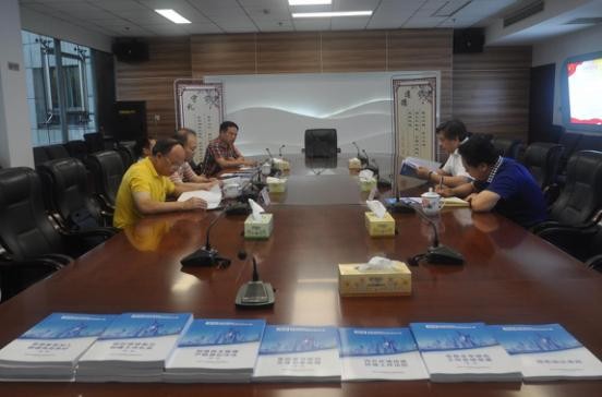 市直机关工委书记颜国庆一行检查市国资委创建省级文明单位工作