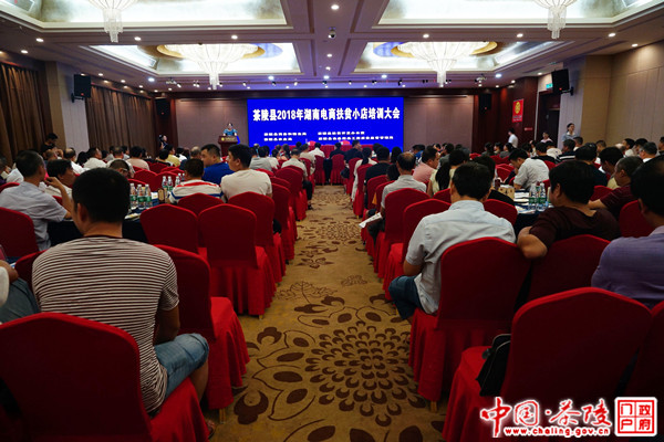 茶陵县召开2018年湖南电商扶贫小店培训大会