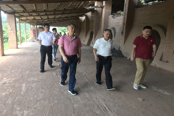 区领导赴仙庾镇樟霞村督查绿心地区工业企业退出工作