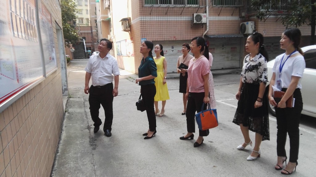 市妇联党组书记、主席邹展晖一行赴贺家土街道调研指导妇联工作