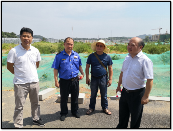 李晓彤局长带队督查“拆违控违月”活动开展情况