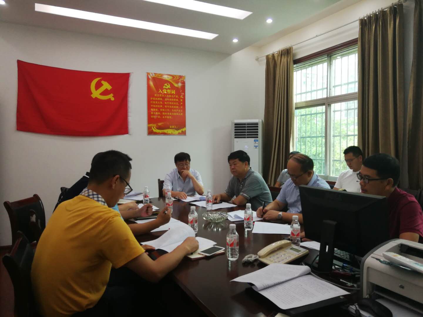 高新区党工委书记、天元区委书记周建光对省环保督察落实情况进行召开专题办公会