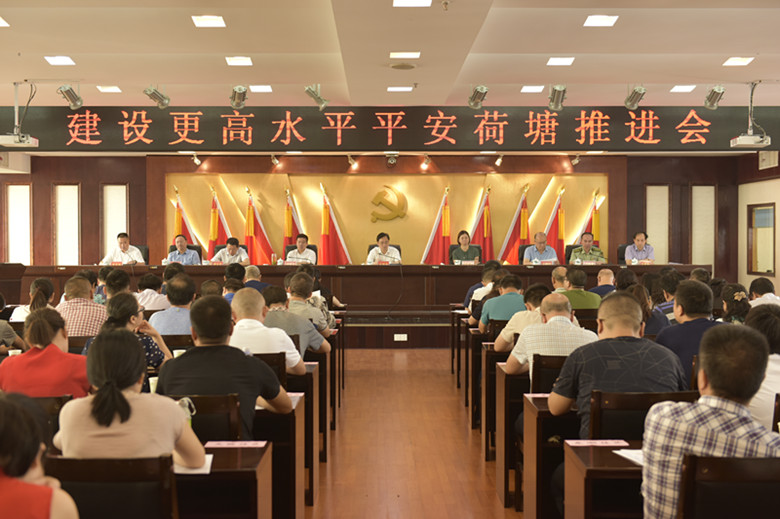 荷塘区召开建设更高水平平安荷塘推进会