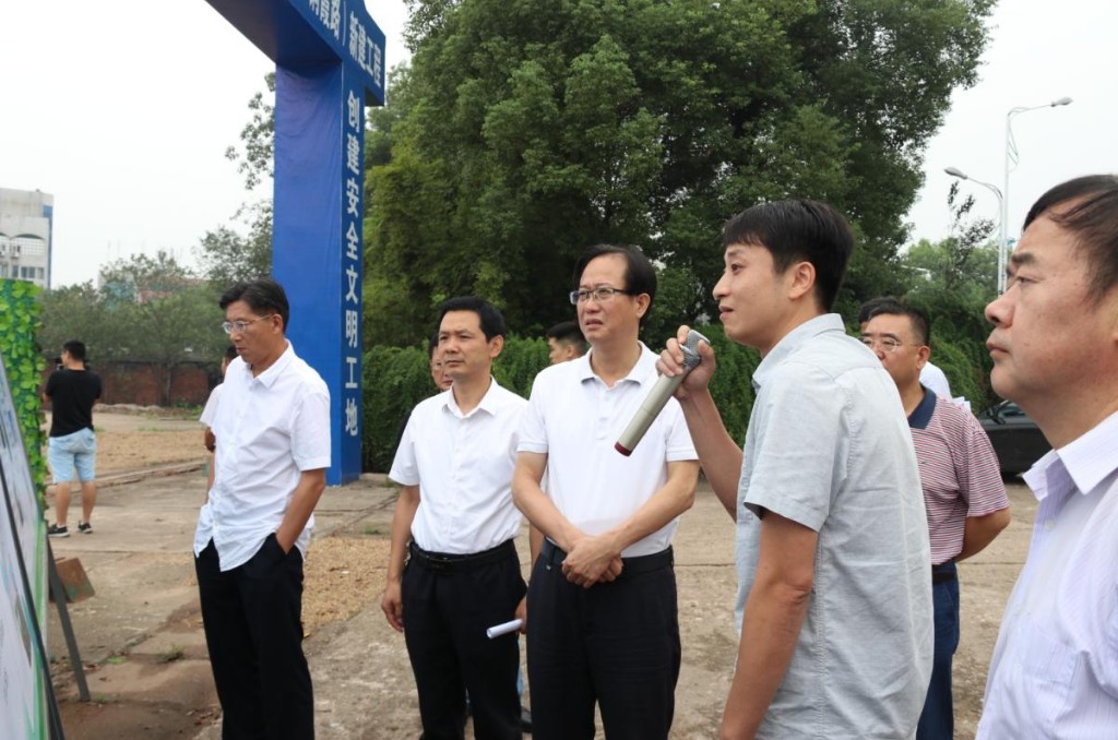 市政协主席蔡溪一行莅临清水塘 考察清水塘生态科技新城建设情况