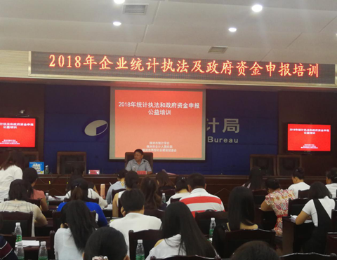 株洲市统计学会首次举办会员单位统计执法及政府资金申报公益培训班
