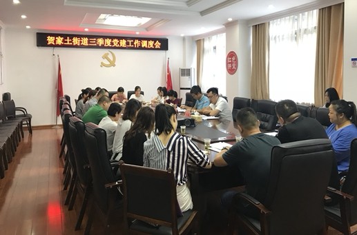 区委常委、组织部长李斌带队到贺家土街道调研指导党建工作