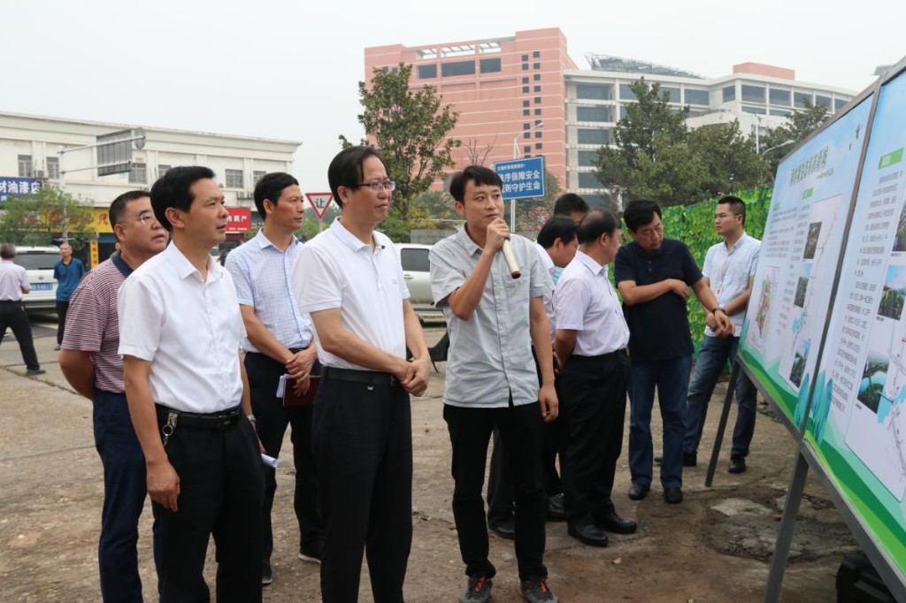 市政协主席蔡溪一行莅临清水塘 考察清水塘生态科技新城建设情况