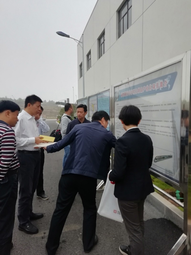 市委副书记王洪斌一行调研重点项目建设