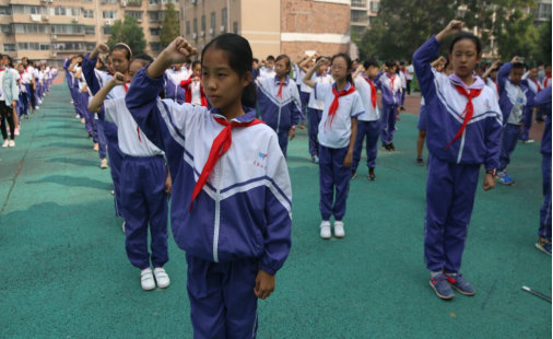 天台小学环境教育周启动仪式