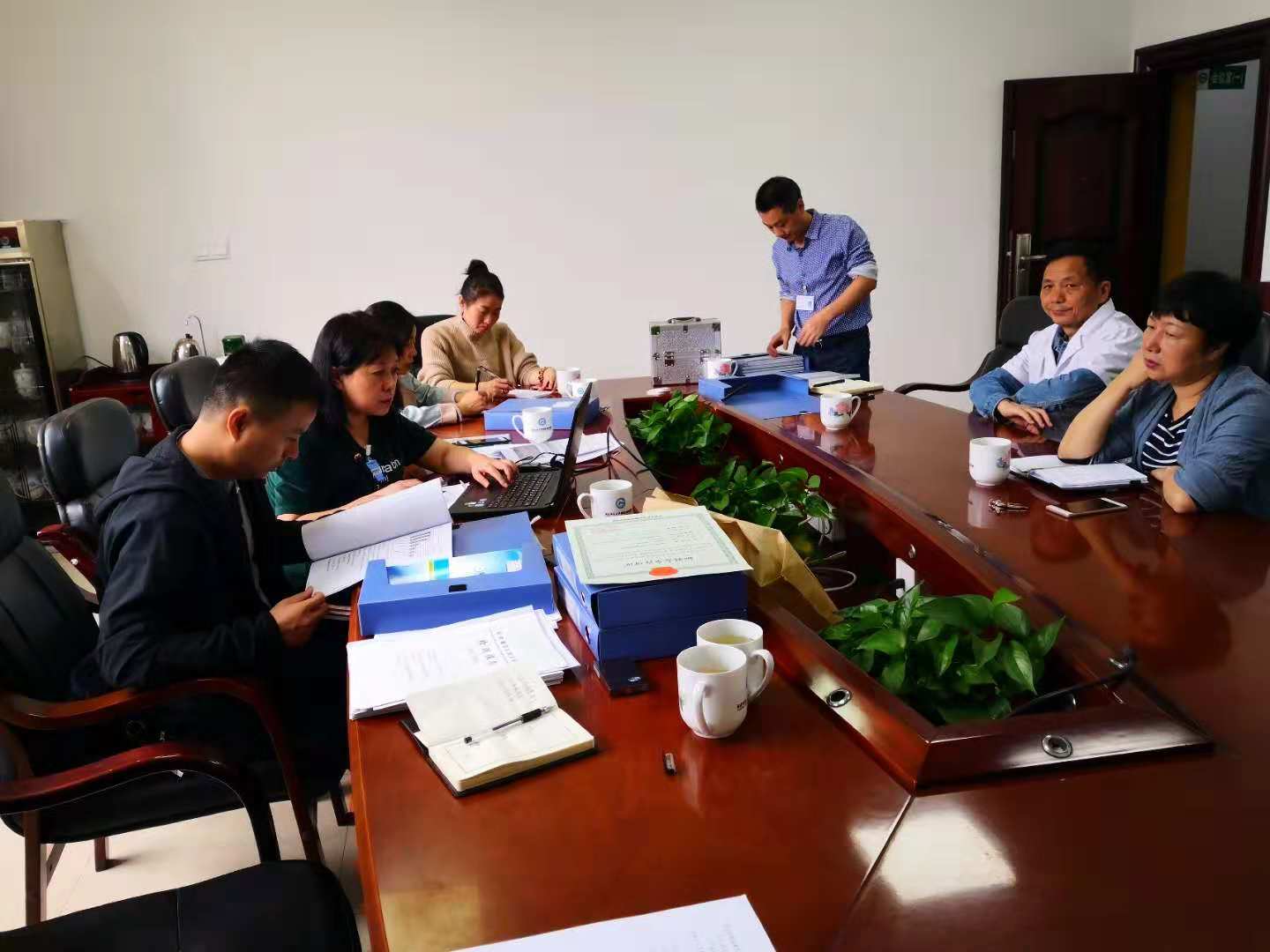 省辐射环境监察站来我市进行核计术利用单位执法监督检查