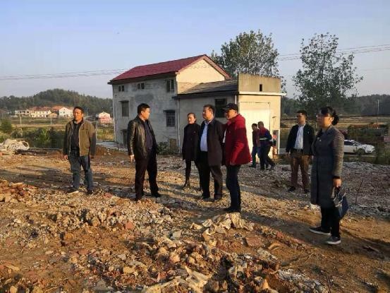 区委副书记蒋峰到白关镇督查指导党建工作