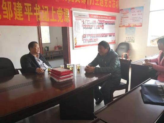 区委副书记蒋峰到白关镇督查指导党建工作