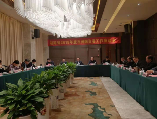 株洲国资工作在市州国资委座谈会上得到省国资委领导肯定