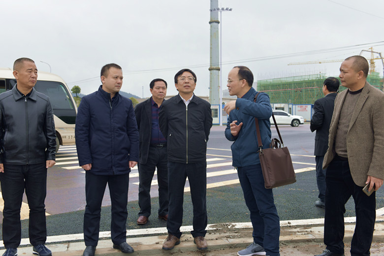省政协副主席赖明勇来我区视察园区产业项目建设