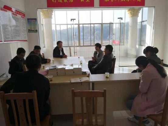 区委副书记蒋峰到白关镇督查指导党建工作