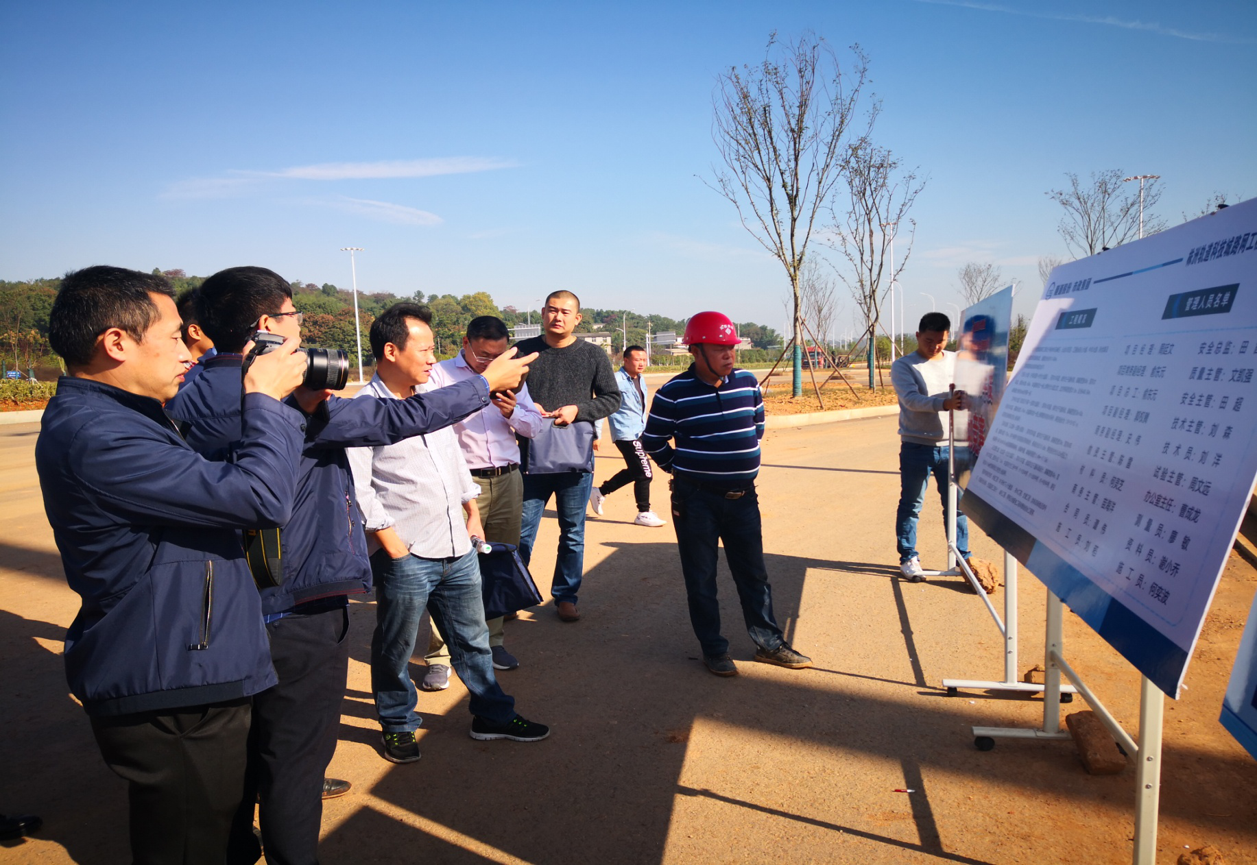 市劳动竞赛领导小组到集团省市重点工程劳动竞赛项目现场开展检查督导