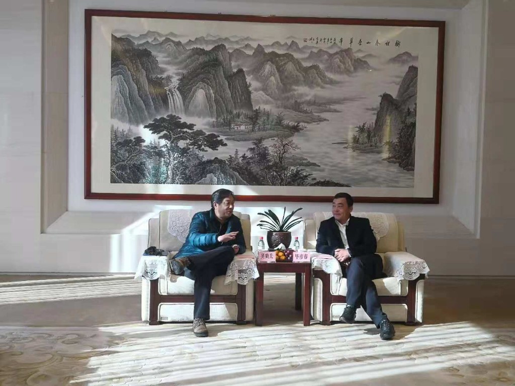 市国资委党委书记、主任吴晓光一行拜访中国中铁建工集团