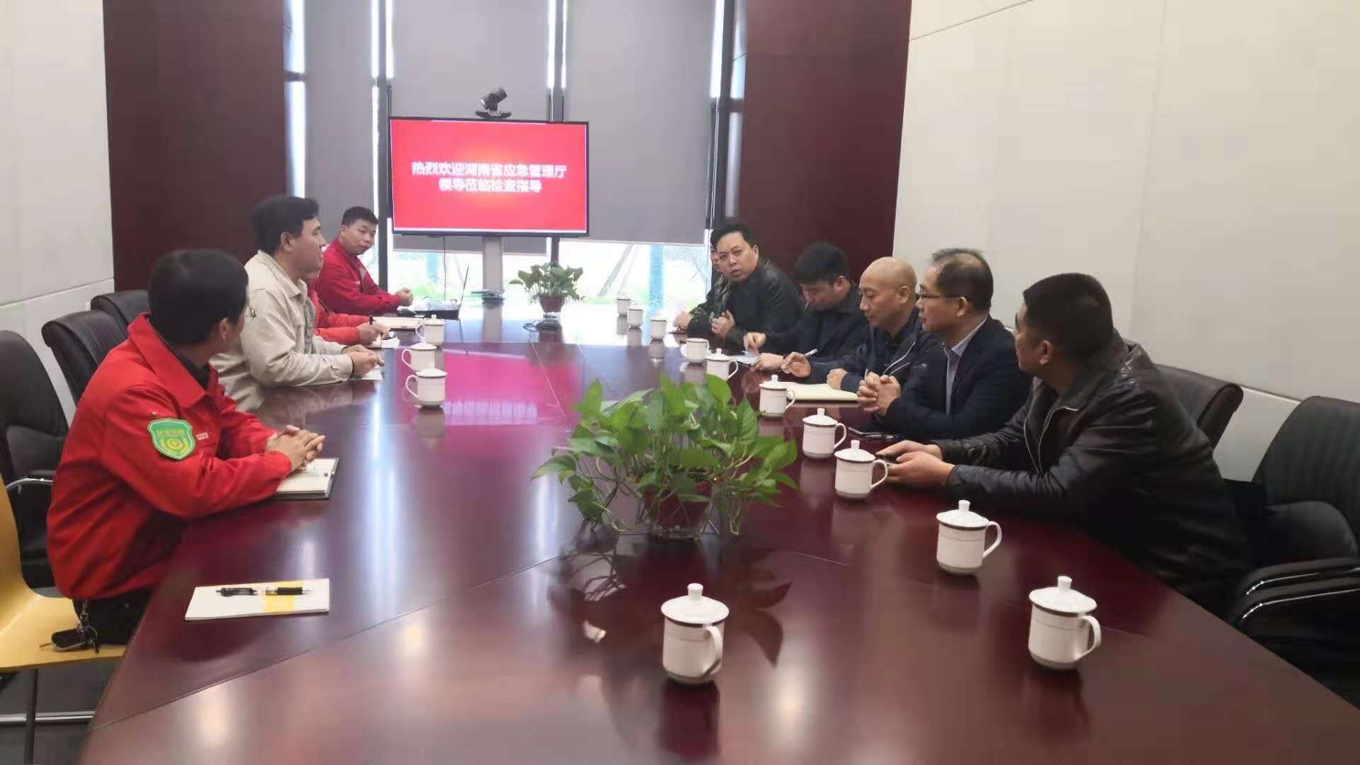 高新区、天元区迎接2018年度湖南省应急管理厅考核