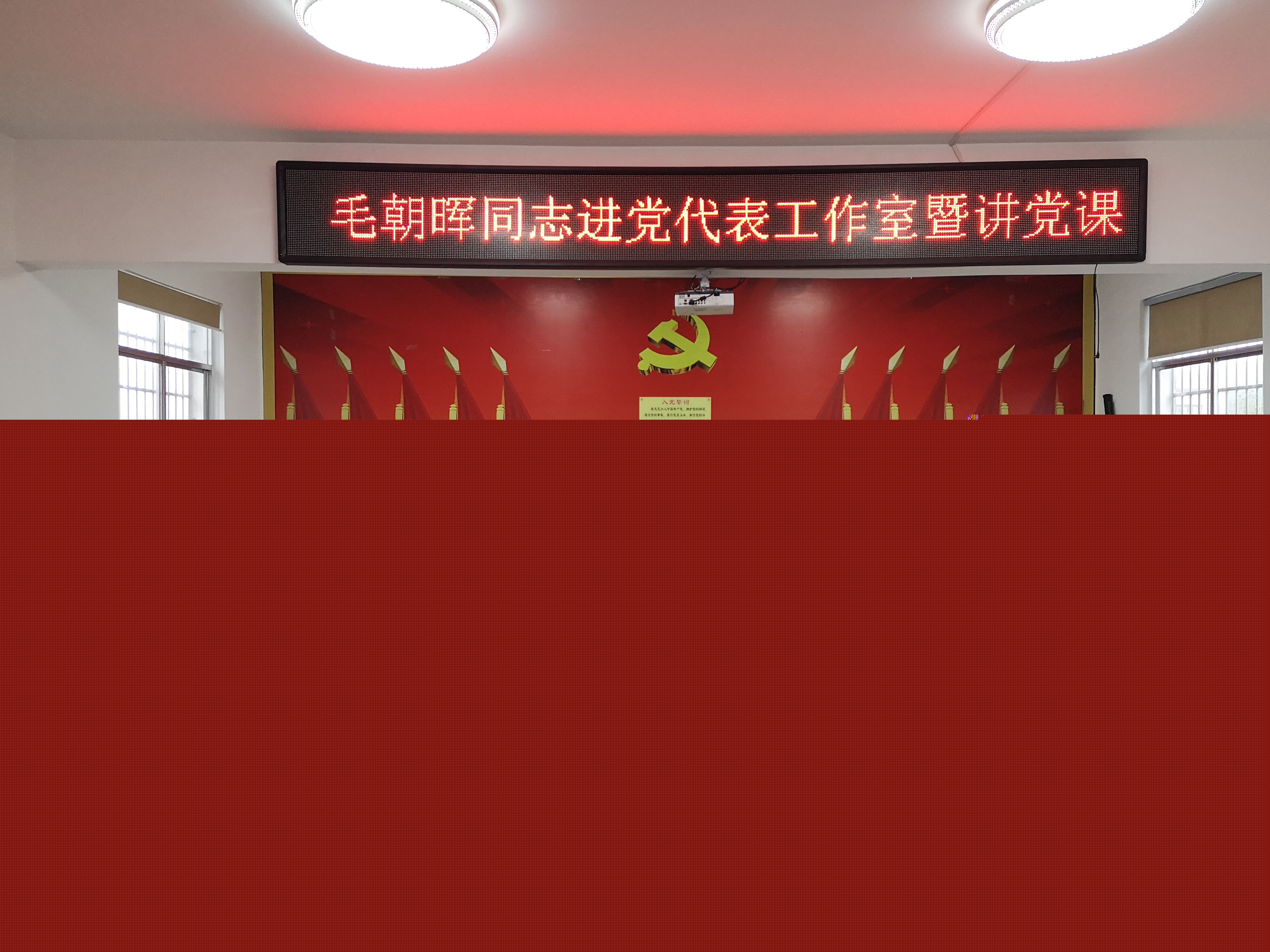 毛朝晖到东湖社区开展党代表驻室暨讲党课活动