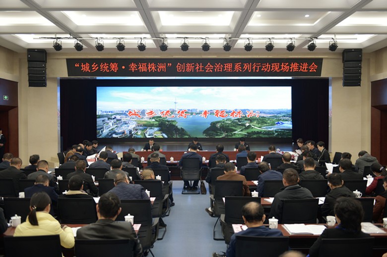 “城乡统筹•幸福株洲”创新社会治理系列行动现场推进会在我区召开