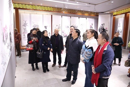 2019年荷塘区“迎新春 • 颂华年”书画联展开幕