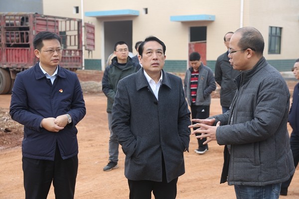 康月林调研全县产业发展和项目建设