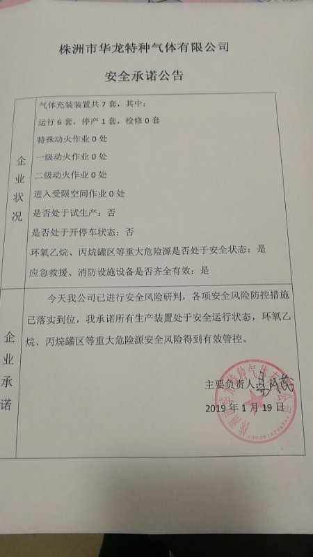 20190119安全承诺公告牌公示