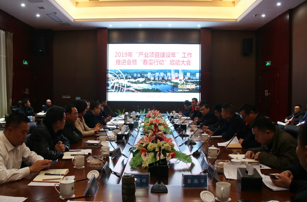 荷塘区召开2019年“产业项目建设年”工作推进会暨“春雷”行动启动会