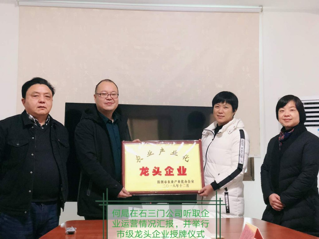 农头企业授牌引领农业产业新发展