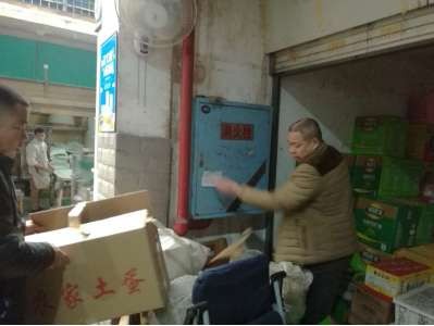 区商务和粮食局组织开展节前安全集中检查