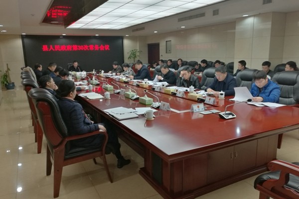 攸县人民政府召开第30次常务会议