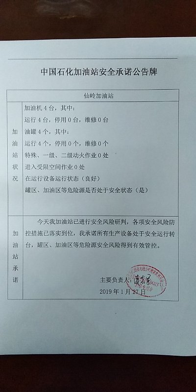 20190127安全承诺公告牌公示