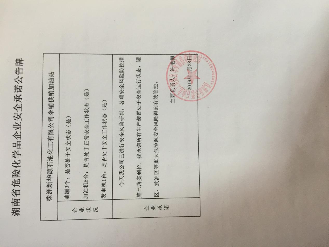 20190128安全承诺公告牌公示