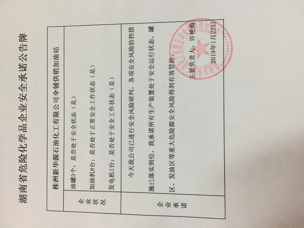20190122安全承诺公告牌公示