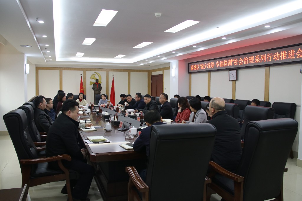 荷塘区召开“城乡统筹•幸福株洲”创新社会治理系列行动推进会
