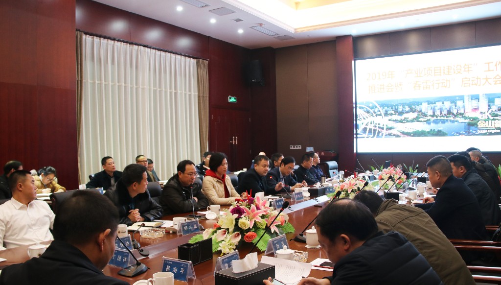 荷塘区召开2019年“产业项目建设年”工作推进会暨“春雷”行动启动会