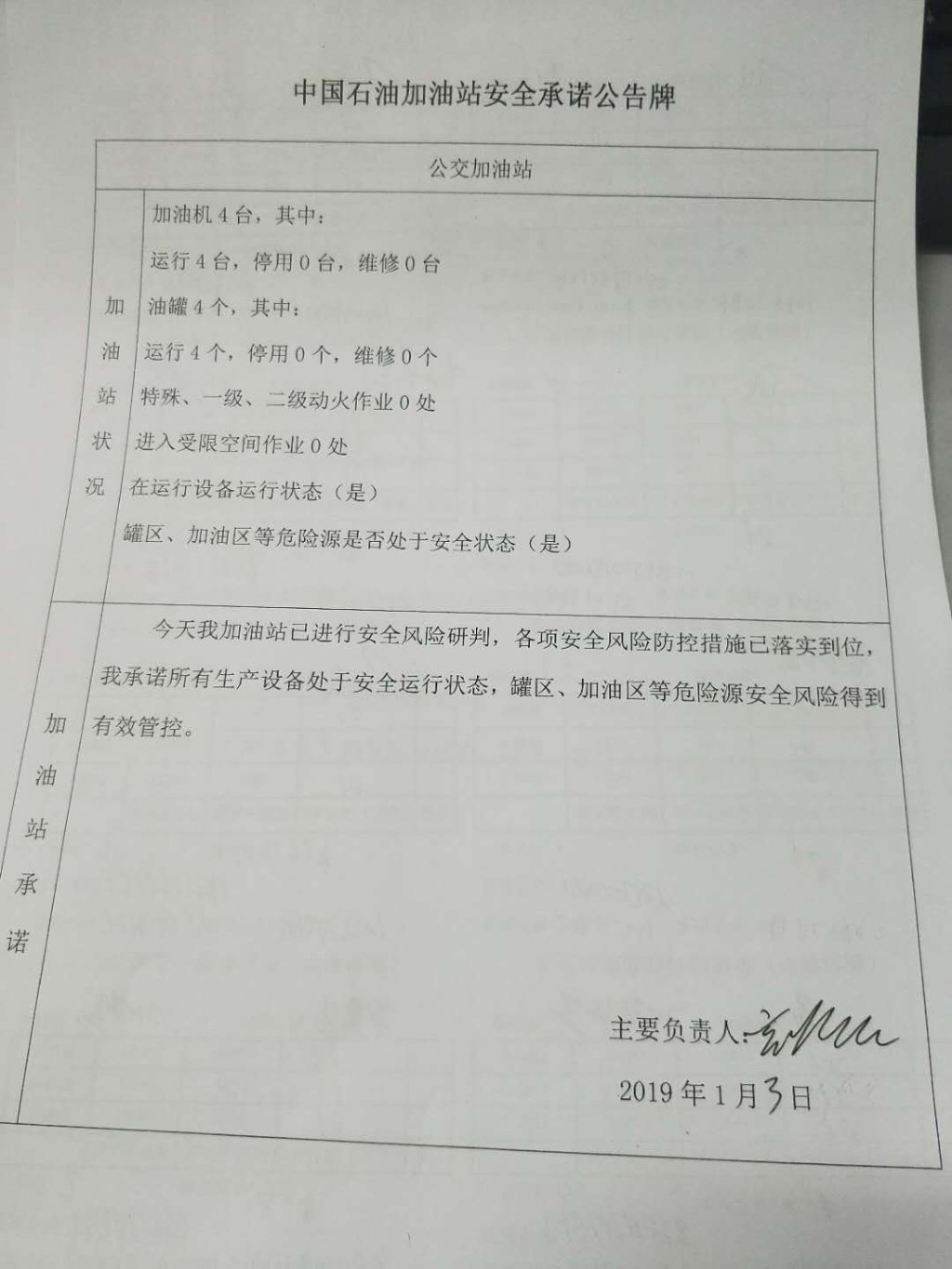 20190103安全承诺公告牌公示