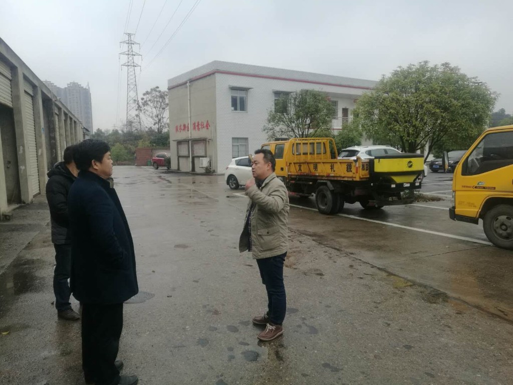天元区积极应对雨雪冰冻天气